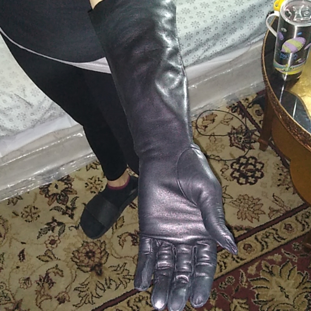 🖤✨🔥 STUNNING WOMENS BLACK 3/4 LENGTH LEATHER GL